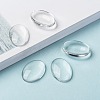 Transparent Glass Cabochons GGLA-R022-25x18-8