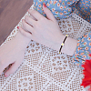 12Pcs 12 Style Glass Seed Braided Flower Stretch Bracelets Set BJEW-AN0001-14-4
