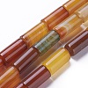 Natural Dyed Agate Beads Strands G-G775-A-08-1