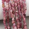 Natural Pink Tourmaline Beads Strands GG-CBAAEDE-B06-1