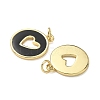 Brass Enamel Pendants KK-M207-D02-07-1-2