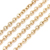PVD Vacuum Plating 304 Stainless Steel Cable Chains CHS-F007-01G-B-1