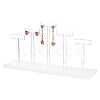Acrylic T-Bar Earring Display Stands AJEW-WH0304-95B-1