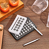 2 Sets 2 Style Alphabet & Number & Constellation Pattern Zinc Alloy Stamps DIY-GL0004-45-5