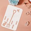 Large Plastic Reusable Drawing Painting Stencils Templates DIY-WH0202-416-3