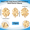 12Pcs 304 Stainless Steel Charms STAS-BBC0007-80G-2