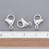 304 Stainless Steel Lobster Claw Clasps X-STAS-E464-21A-S-4