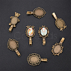 12Pcs 6 Styles Vintage Iron Alligator Hair Clip Findings FIND-NB0004-41-4
