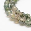 Natural Moss Agate Beads Strands X-G-F453-4mm-3
