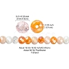 Electroplate Glass Beads Strands EGLA-YW0002-D07-4