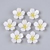 Flower Acrylic Bead Caps SACR-T017-51A-1