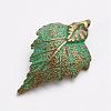Tibetan Style Alloy Pendants PALLOY-F187-06ABG-1