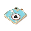 Alloy Enamel Pendants ENAM-K072-02KCG-02-2