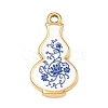 304 Stainless Steel Enamel Pendants SA-CBA800D-01A-G-1