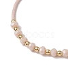 Glass Braided Bead Bracelets BJEW-JB11419-03-3