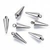 Tarnish Resistant 201 Stainless Steel Pendants STAS-S117-002B-01-1