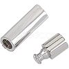 304 Stainless Steel Bayonet Clasps STAS-UN0001-88E-2
