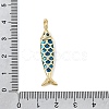 Brass Enamel Pendants KK-CBA960E-06A-G-3
