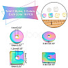 60Pcs 6 Style Ion Plating(IP) 304 Stainless Steel Spacer Beads STAS-DC0004-97-5