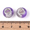 Transparent Resin Rondelle European Beads RESI-N044-02H-3