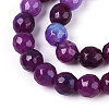 Dyed Natural White Jade Beads Strands G-T139-6mm-60-15-3