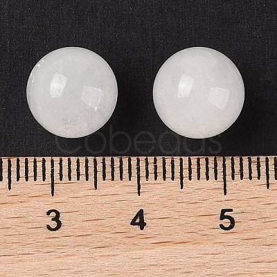 Natural Quartz Crystal No Hole Sphere Beads G-K353-04A-11-1