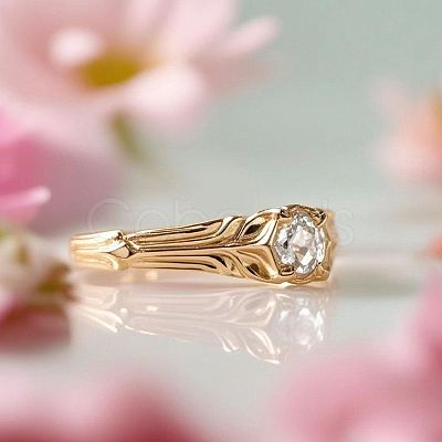 Alloy with Crystal Rhinestone Finger Rings for Women FS-WGE5B8F-03-1