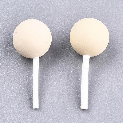 Handmade Polymer Clay 3D Lollipop Beads CLAY-T016-82F-1