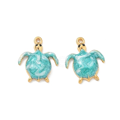 304 Stainless Steel Enamel Pendants STAS-Q119-17G-01-1