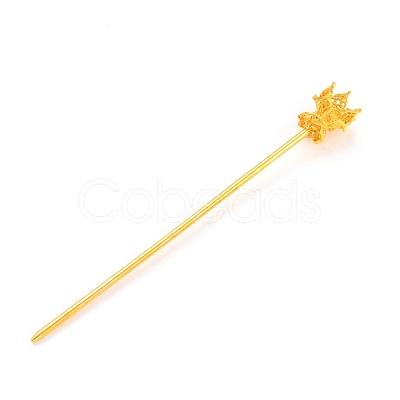 Alloy Hair Stick Findings FIND-O002-01G-1