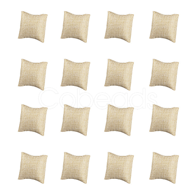 Kraft Hemp Pillow Holder for Jewelry Bracelet & Watch Displays BDIS-WH0002-01-1