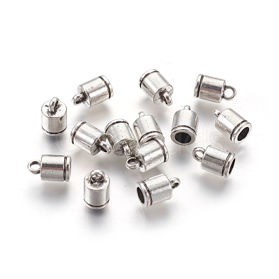 Tibetan Style Alloy Cord Ends X-TIBEP-30076-AS-FF-1