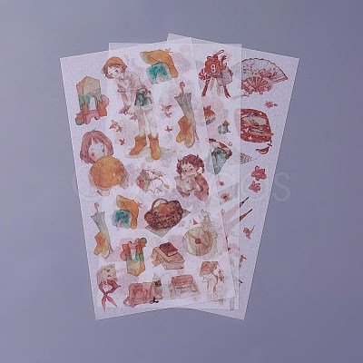 Scrapbook Stickers DIY-P003-I01-1