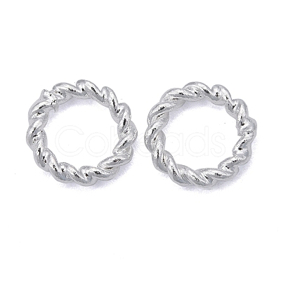 Brass Soldered Closed Jump Rings KK-K253-15A-03S-1