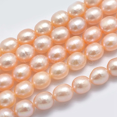 Natural Cultured Freshwater Pearl Beads Strands PEAR-K003-23C-01-1