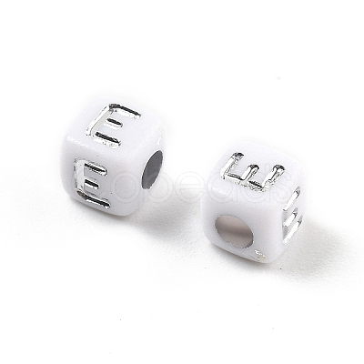Opaque Acrylic Beads OACR-D282-06E-1