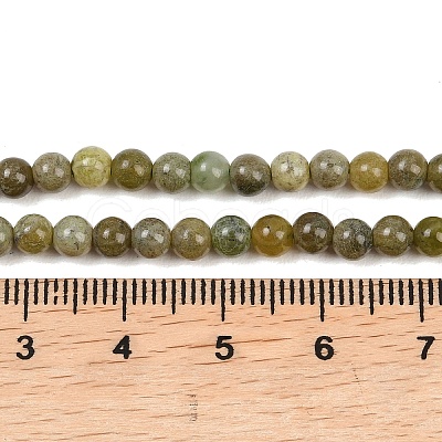 Natural Canada Jade Beads Strands G-B171-B01-4mm-1