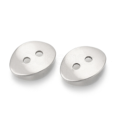 Tarnish Resistant 201 Stainless Steel Buttons X-STAS-T047-07-1