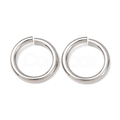 Tarnish Resistant 304 Stainless Steel Open Jump Rings X-STAS-R065-41-1