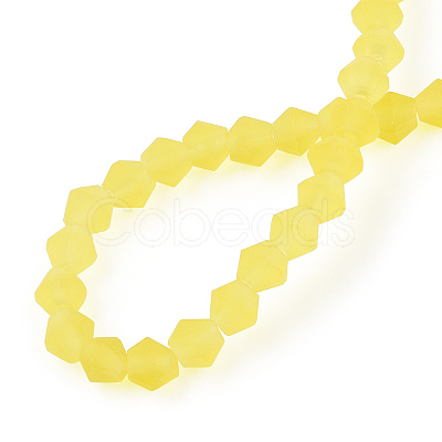 Imitate Austrian Crystal Frosted Glass Beads Strands EGLA-A039-T2mm-MD21-1