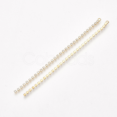 Brass Cubic Zirconia Big Pendants X-KK-T035-125G-1