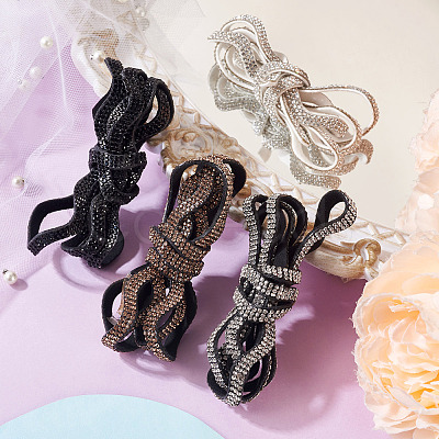 4 Colors Rhinestone Ribbon OCOR-TA0003-08-1