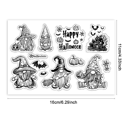 Summer Theme PVC Plastic Clear Stamps DIY-WH0631-0385-1