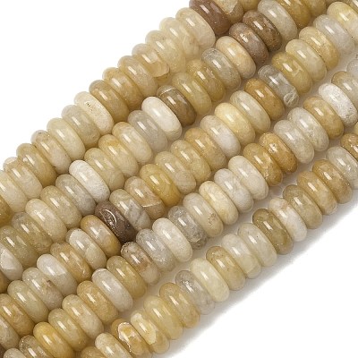 Natural Topaz Jade Beads Strands G-G329-A08-3x8mm-1