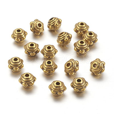 Tibetan Style Alloy Spacer Beads X-GLF1017Y-1