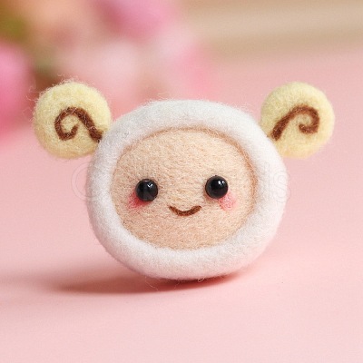 DIY Constellation Doll Keychain Needle Felting Kit DIY-D068-01P-03-1