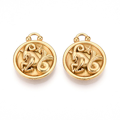 304 Stainless Steel Pendants STAS-N109-148G-10-1