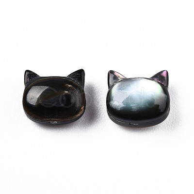 Natural Black Lip Shell Beads SSHEL-N032-47-1