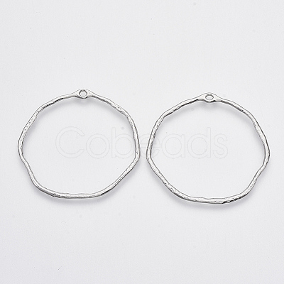 Alloy Open Back Bezel Pendants LS-X-PALLOY-S121-82B-P-1