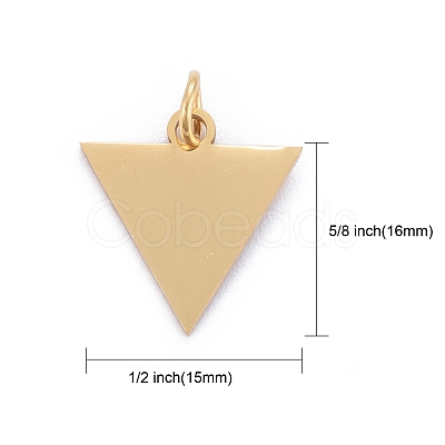 201 Stainless Steel Pendants STAS-S105-T624-2-1
